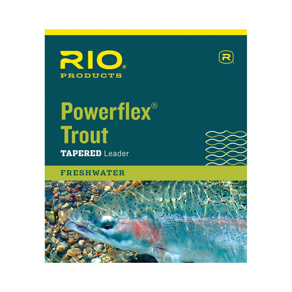 RIO Products Powerflex Trout Leader, 12ft, 6X, 3 Pack, RIO-24051 - RIO Products - 6X - 12' - 3 Pack