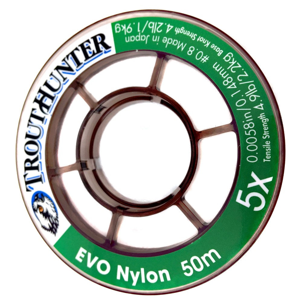 TroutHunter EVO Nylon Tippet | 4.5X - TroutHunter - 4.5x