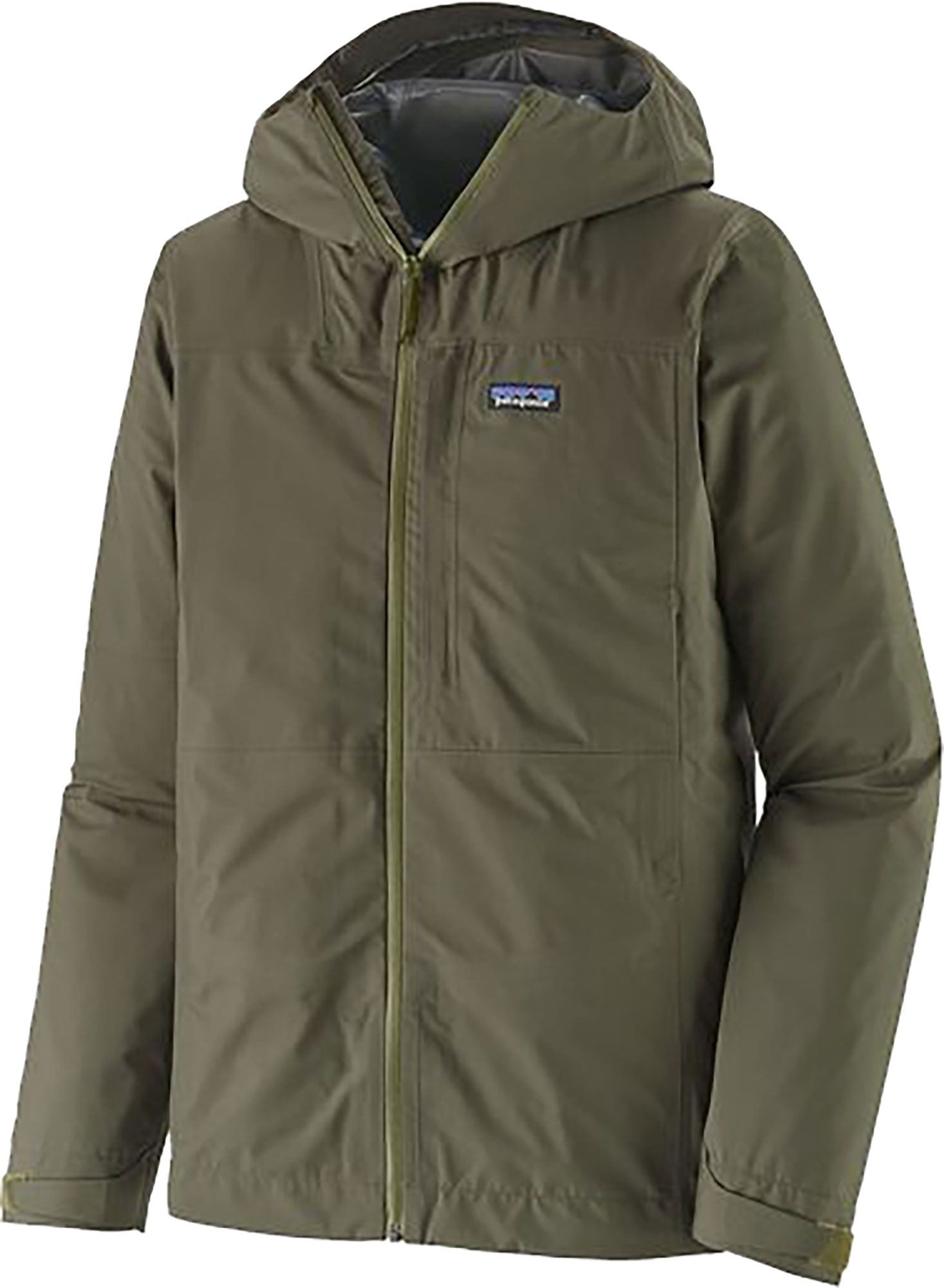 Patagonia Men's Boulder Fork Rain Jacket, Medium, Basin Green - Patagonia - basin green - M