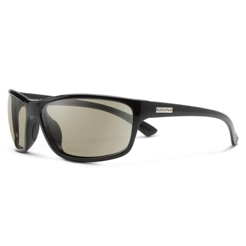 Men's Suncloud Sentry Polarized Sunglasses Black/Polarized Low Light Yellow - Suncloud - black/polarized low light yellow - O