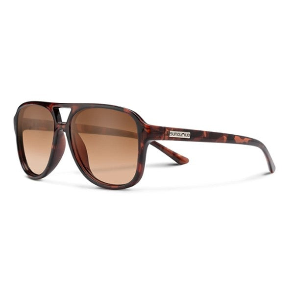 Suncloud 207173 Sandy Sunglasses 20717308656LA - Polarized Brown Gradient Unisex Tortoise Aviator - Suncloud - tortoise - 00