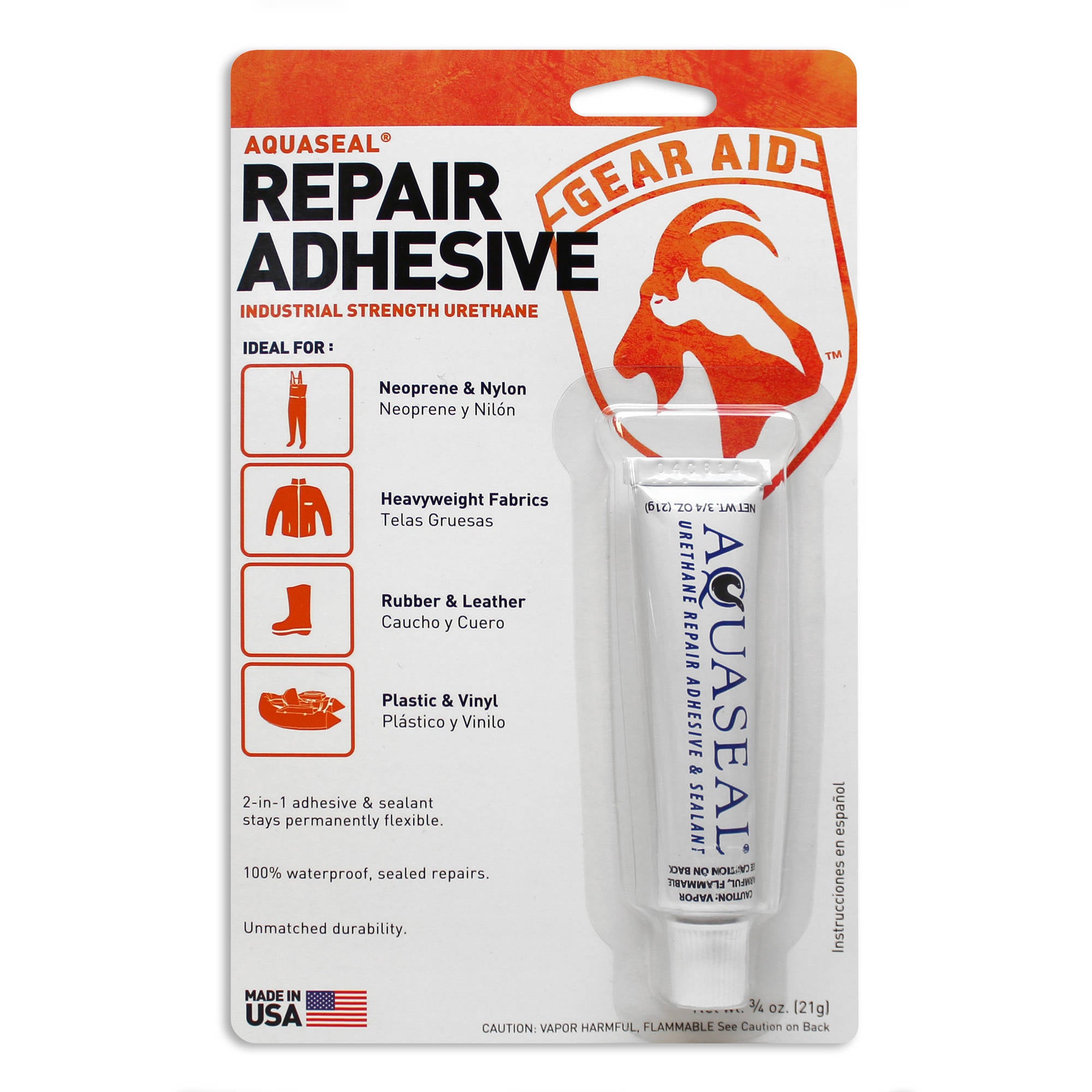 Gear Aid Aquaseal .75oz .75-Ounces - GEAR AID - [clear] - [0.75 oz]