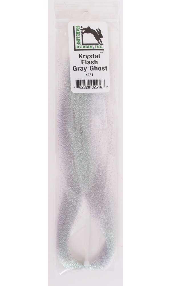 Hareline Krystal Flash - Gray Ghost - Hareline Dubbin - [gray]