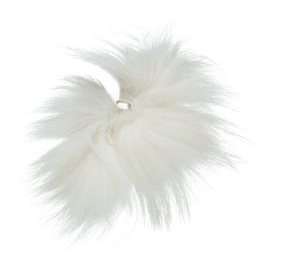Hareline Arctic Fox Tail Hair Fly Tying Material - White - Hareline Dubbin