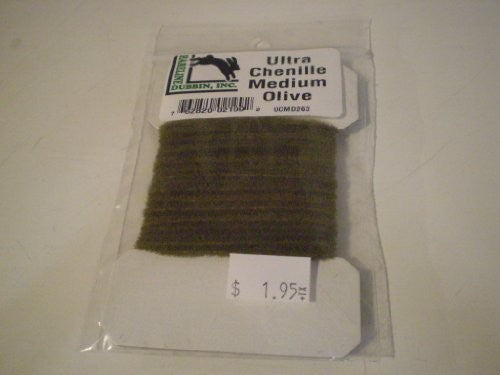 Ultra Chenille, Olive, Medium - Hareline