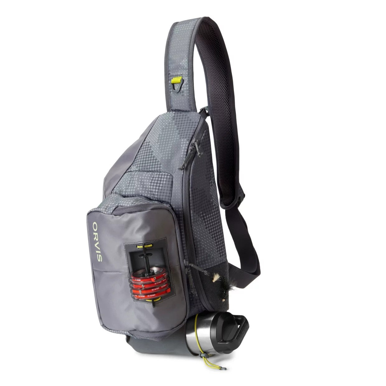 Orvis Angler Fly-Fishing Tackle Sling Pack - Steel Camo 11-Liter Capacity - Orvis - steel camo - 11-Liter Capacity