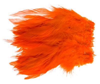 Hareline Dubbin Schlappen Feathers - Hot Orange - Hareline Dubbin