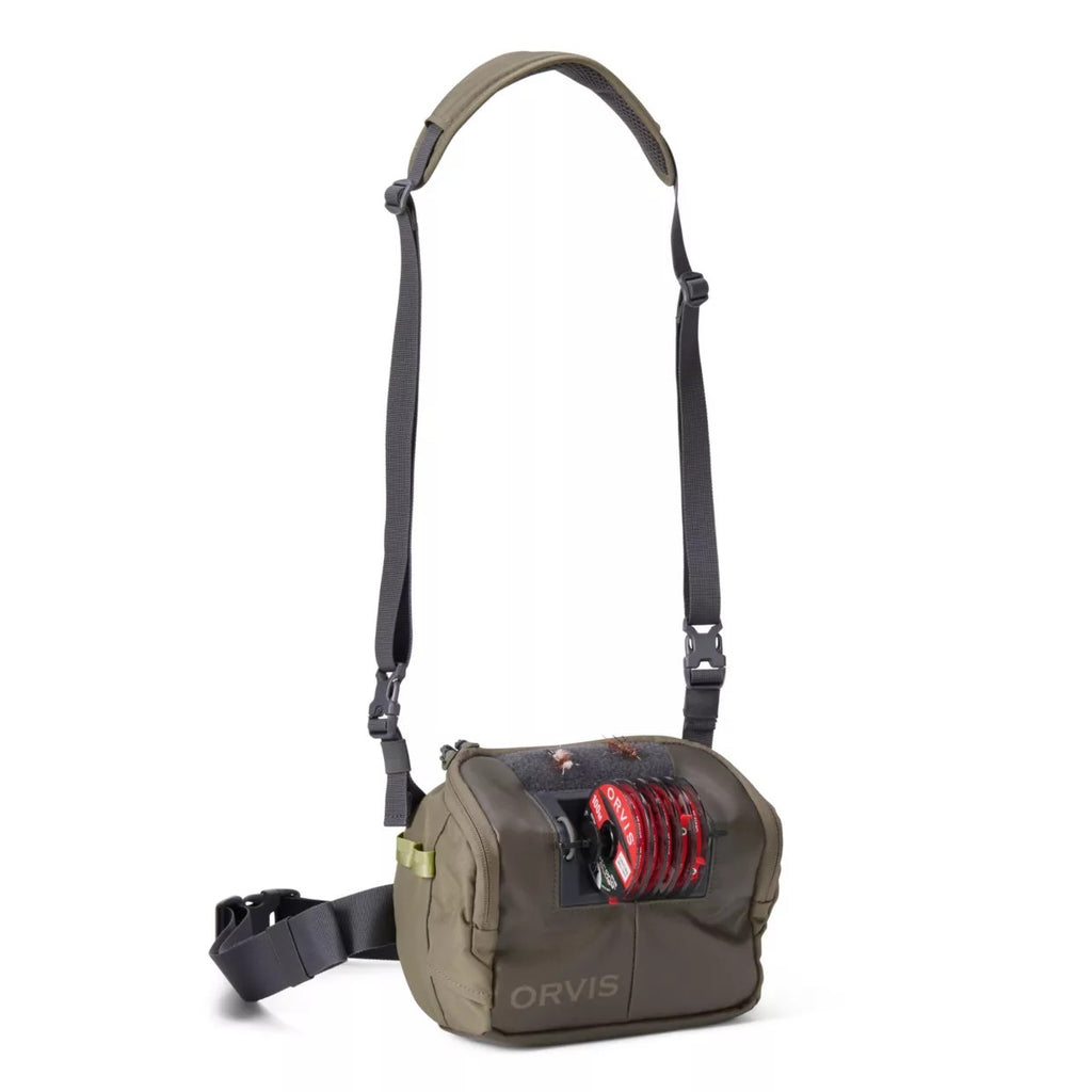 Orvis Angler Chest/Hip Tackle Pack - Dusty Olive 3 Liters Capacity - Orvis - dusty olive - 3 Liters Capacity