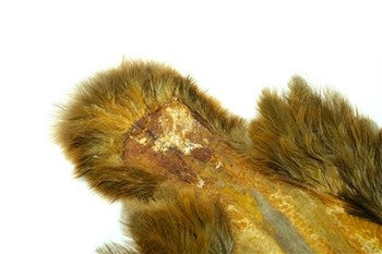 Whiting Brahma Hen Soft Hackle Chickabou Mottled Grey Dyed Dark Olive - Mottled Grey Dyed March Brown - Whiting - mottled gre