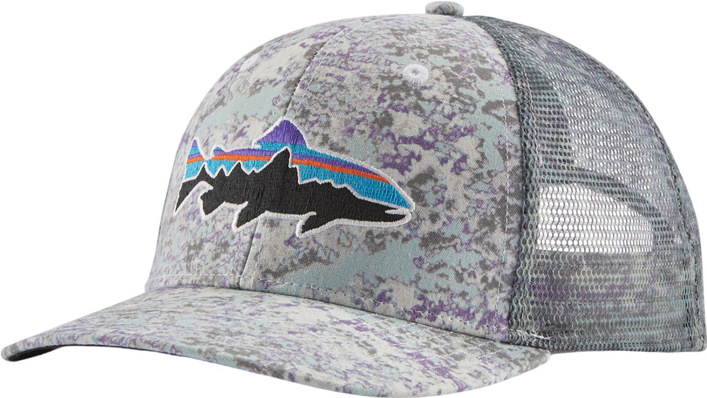 Patagonia Fitz Roy Trout Trucker Hat - Men's - Patagonia - rock wash - thermal blue - OS