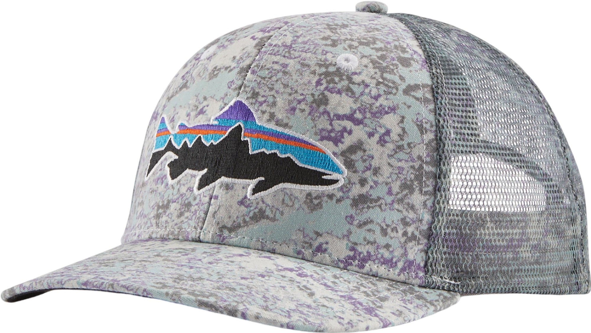 Patagonia Fitz Roy Trout Trucker Hat - Men's - Patagonia - rock wash - thermal blue - OS
