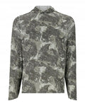 Simms Men's SolarFlex Hooded Long Sleeve Fishing Shirt - Back Eddy Willow M - Simms - back eddy willow - M