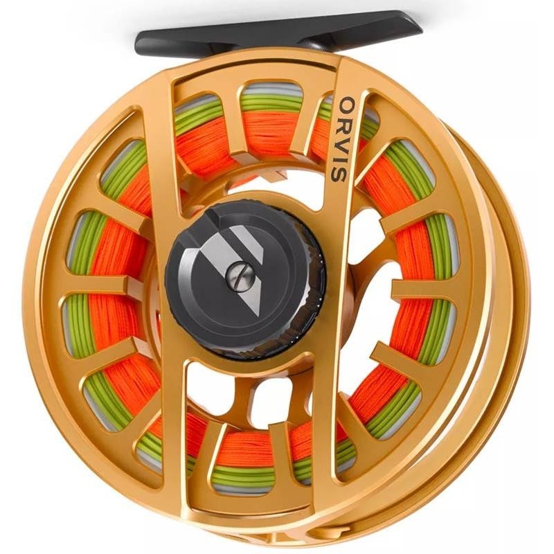 Orvis Hydros Fly Fishing Reel - Matte Gold 3-5wt - Orvis - matte gold - 3-5wt