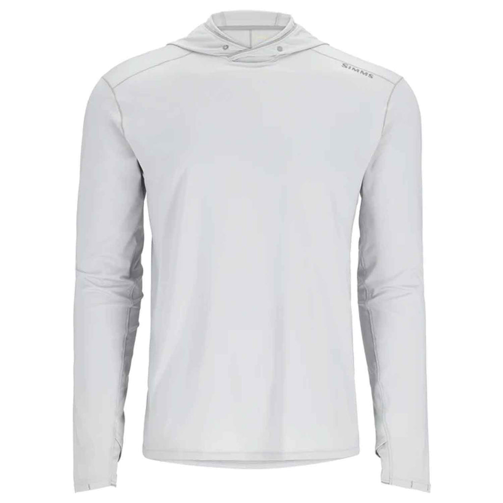 Simms Men's SolarFlex Hooded Long Sleeve Fishing Shirt - Back Eddy Willow XXL - Simms - back eddy willow - XXL