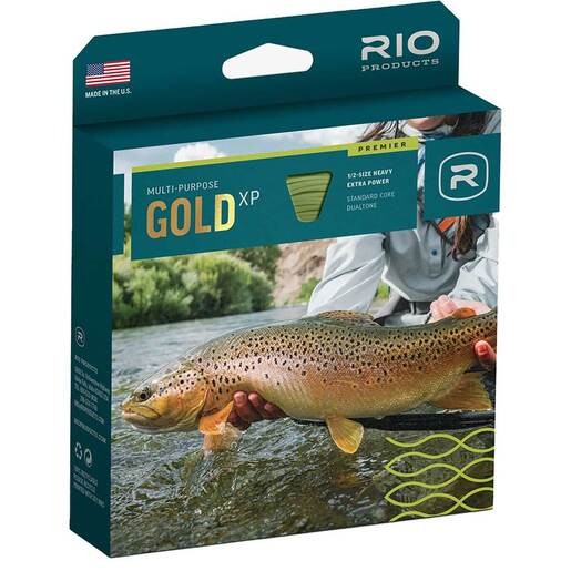 RIO Premier Gold XP Fishing Line - Moss/Electric Green - RIO Products - moss,electric green