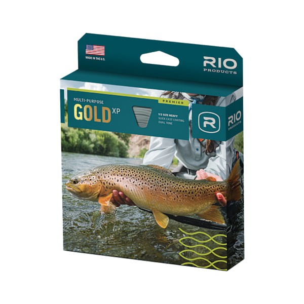 RIO Premier Gold XP Fishing Line - Moss/Electric Green - RIO Products - moss,electric green
