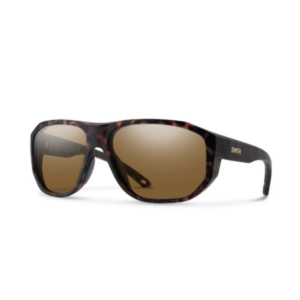 Men's Smith Outrigger Polarized Sunglasses Matte Tortoise/ChromaPop Glass Polarized Brown - Smith Optics - matte tortoise/chr