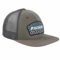 Sage Patch Trucker Hat - Brown Trout - Sage
