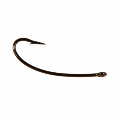 Daiichi 1270 Multi-Use Curved Shank Hooks - Bronze 10 - Daiichi - bronze - 10