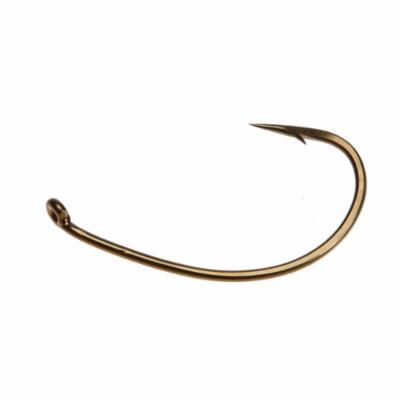 Daiichi 1130 Wide-Gape Scud Curved Shank Hooks - Bronze 22 - Daiichi - bronze - 22