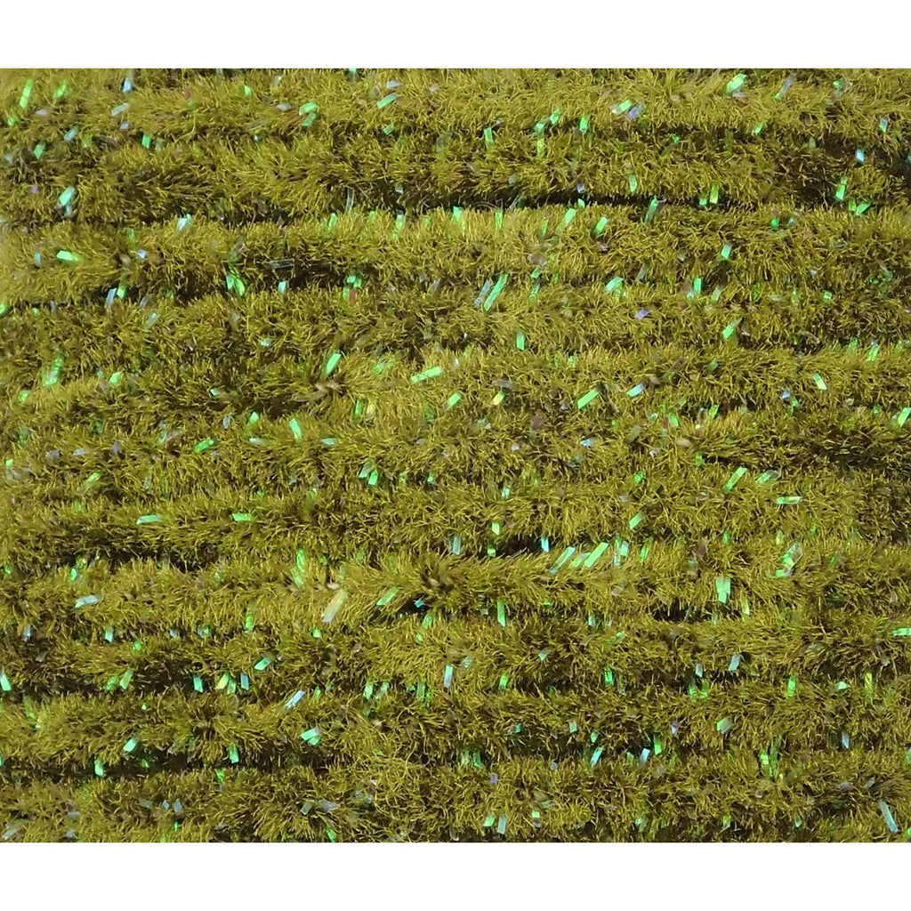 43035789 Woolly Bugger Chenille - Olive - Medium - White River Fly Shop - olive
