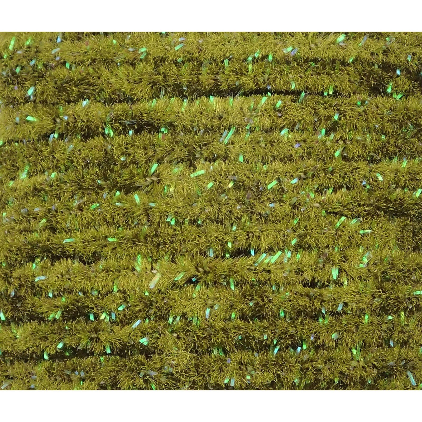 43035789 Woolly Bugger Chenille - Olive - Medium - White River Fly Shop - olive