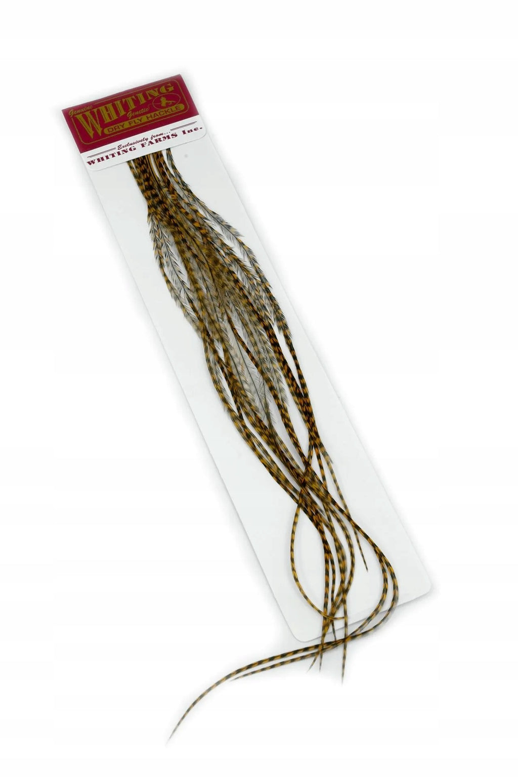Whiting 100 Pióra Koguta Siodłowe 91818179 Grizzly Dyed March Brown Hak #18