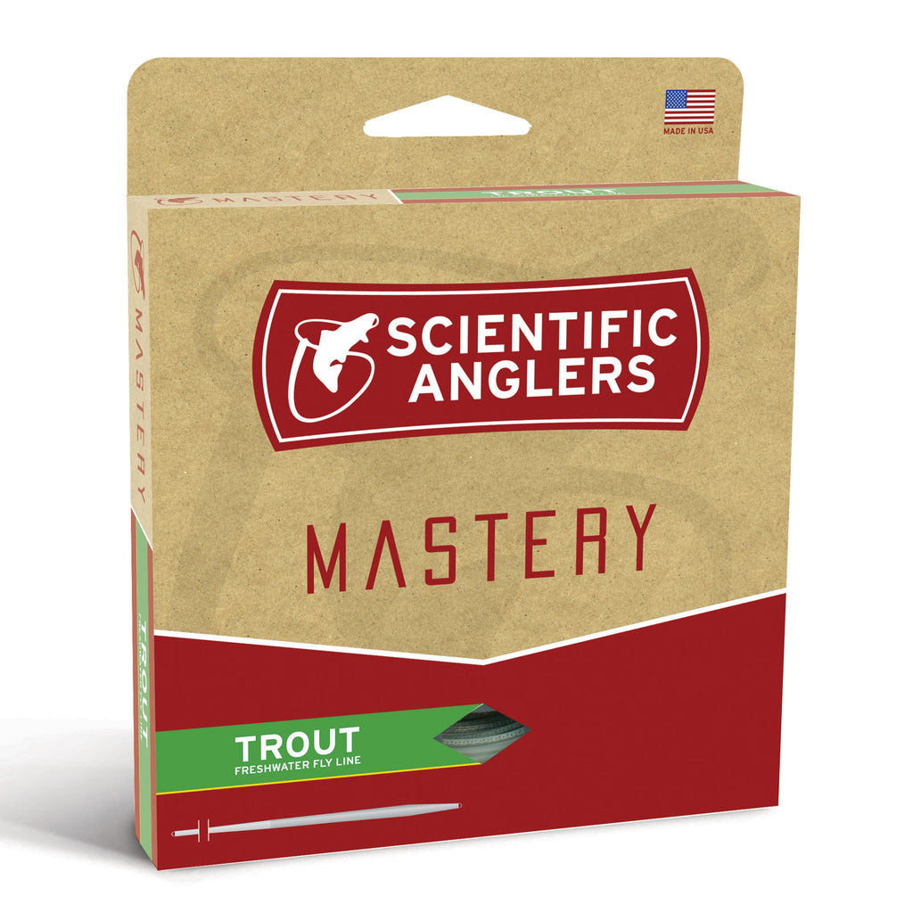 SCIENTIFIC ANGLERS Mastery Trout WF-2-F Optic Green/Green Fly Line (102827) - Scientific Anglers - [green] - [WF -2-F]