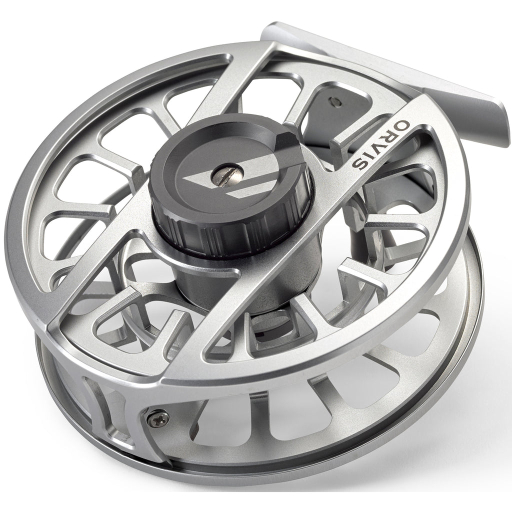 Orvis Hydros Fly Fishing Reel - Matte Silver Large - Orvis - matte silver - Large
