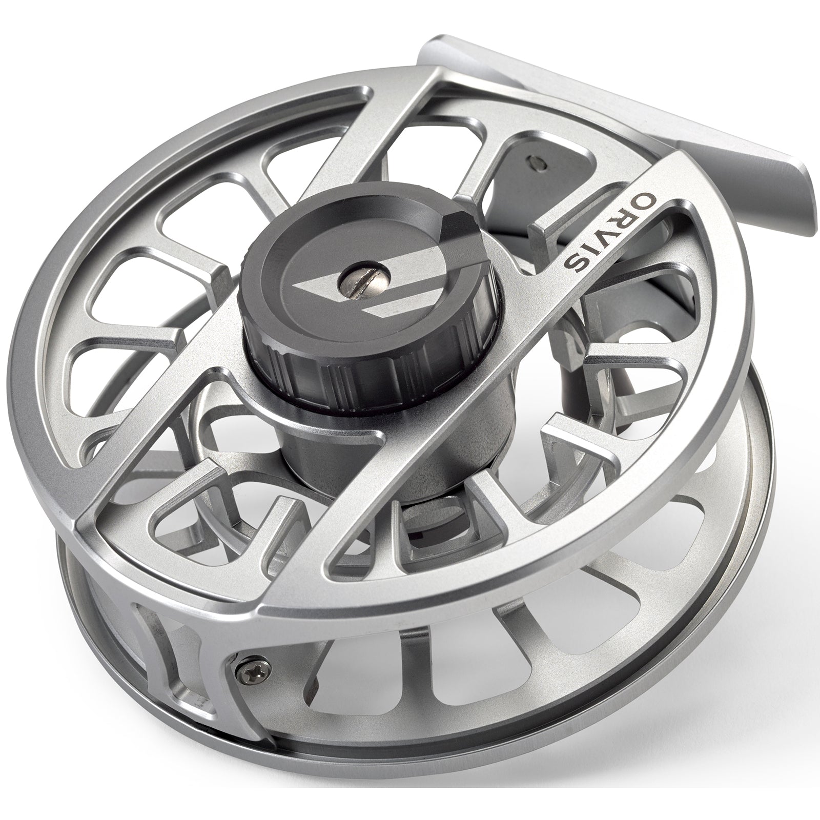 Orvis Hydros Fly Fishing Reel - Matte Silver Large - Orvis - matte silver - Large