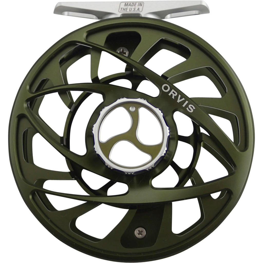 Orvis Mirage LT Fly Fishing Reel - Olive with Silver Accents - Orvis - olive with silver accents