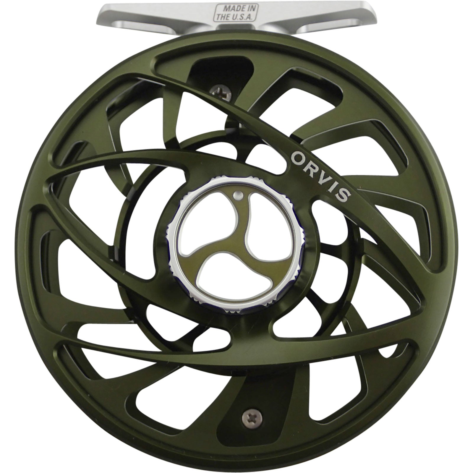 Orvis Mirage LT Fly Fishing Reel - Olive with Silver Accents - Orvis - olive with silver accents