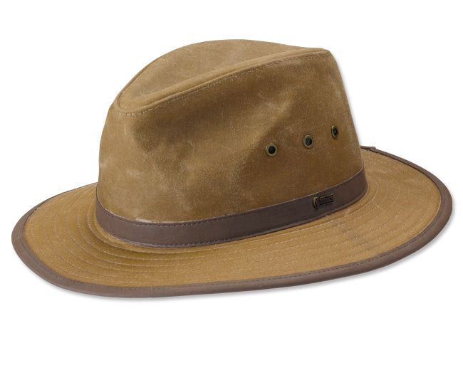 Orvis Men's Oilcloth Fishing Hat - Tan M - Orvis - tan - M