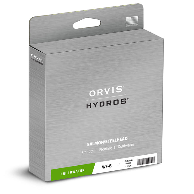 Orvis Hydros Salmon/Steelhead Floating Fly Fishing Line - Light Olive/Moss - Orvis - light olive,moss - WF9