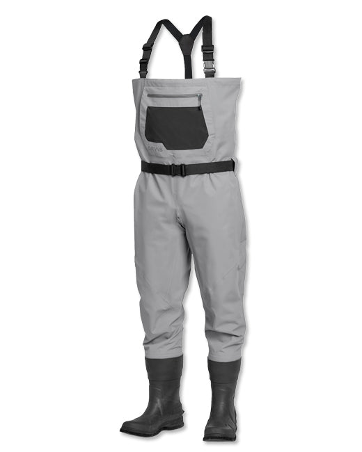 Men's Orvis Clearwater Bootfoot Waders Adult 12 Stone - Orvis - stone - 12