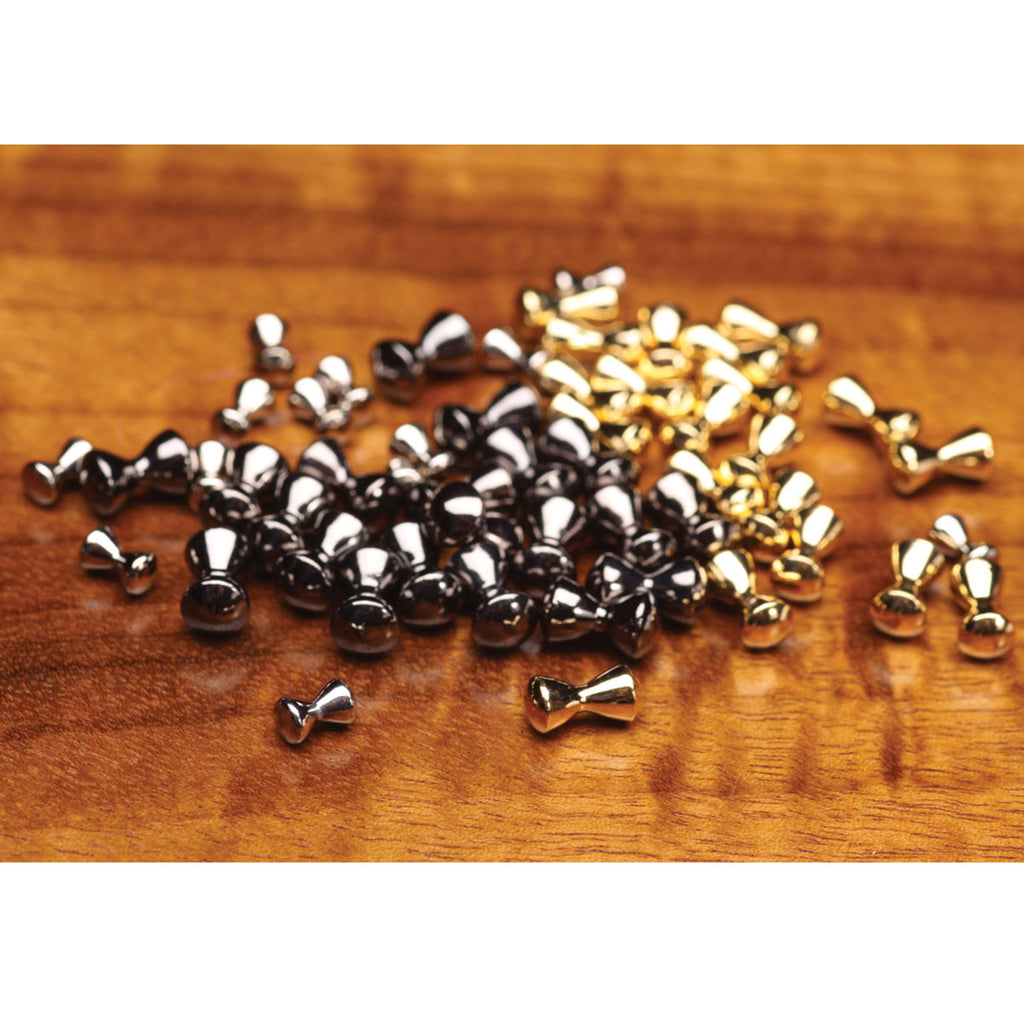 Hareline Brass Dumbbell Eyes Fly Tying Materials - All Varieties - HARELINE DUBBIN - [gold] - [M]