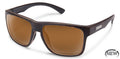 Suncloud Rambler Polarized Sunglasses - Blackened Tortoise/Brown - Brown - Suncloud - brown - One-size