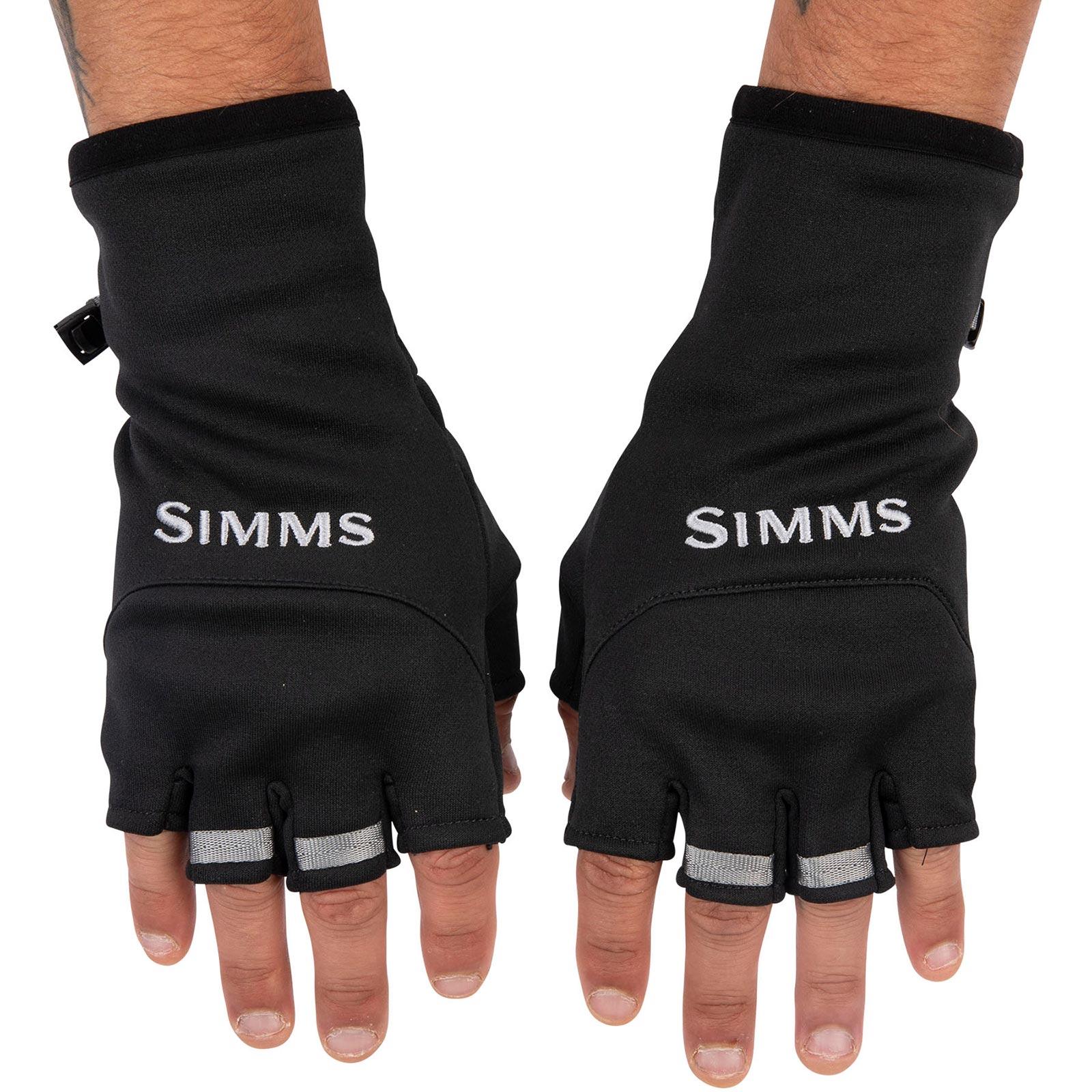 Simms Men's Freestone Fishing Fingerless Mitts - Black XXL - Simms - black - XXL