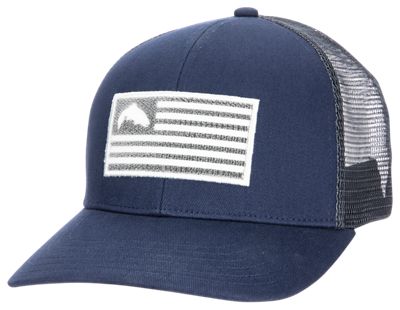 Adult Simms Tactical Trucker Fly Fishing Snapback Hat One Size Admiral Blue - Simms - admiral blue - One Size