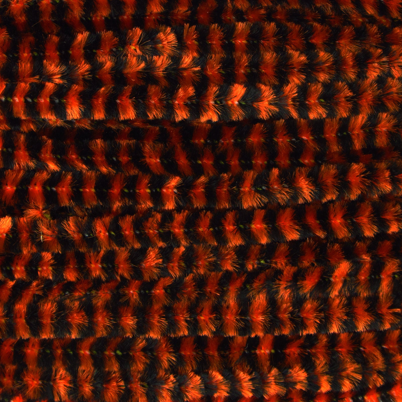 Wapsi Variegated Chenille - Black/Orange Medium - Wapsi Variegated Ch - black,orange - Medium