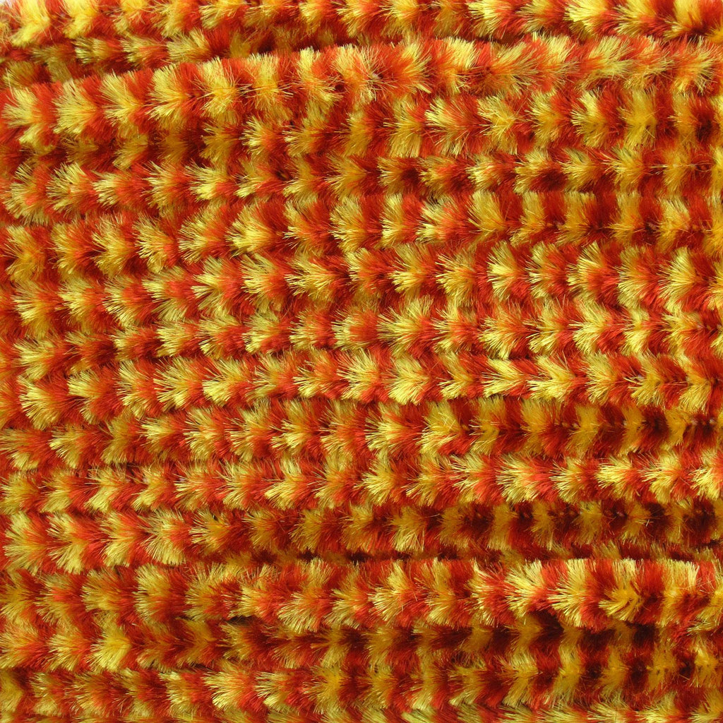 Wapsi Variegated Chenille - Brown/Yellow Medium - Wapsi Variegated Ch - brown,yellow - Medium