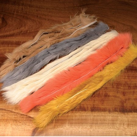 Hareline Rabbit Strips - Olive Variant - Hareline - [green]