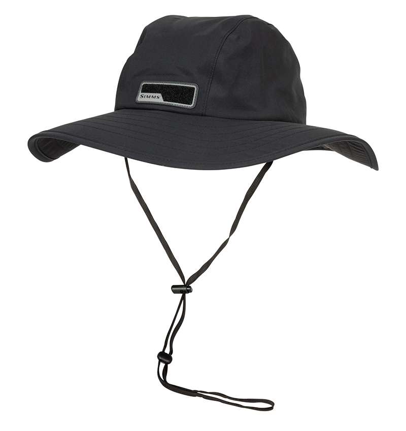 Adult Simms GORE-TEX Guide Sombrero Snapback Hat One Size Black - Simms - black - One Size
