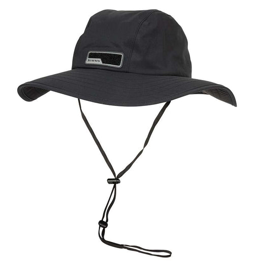 Adult Simms GORE-TEX Guide Sombrero Snapback Hat One Size Black - Simms - black - One Size