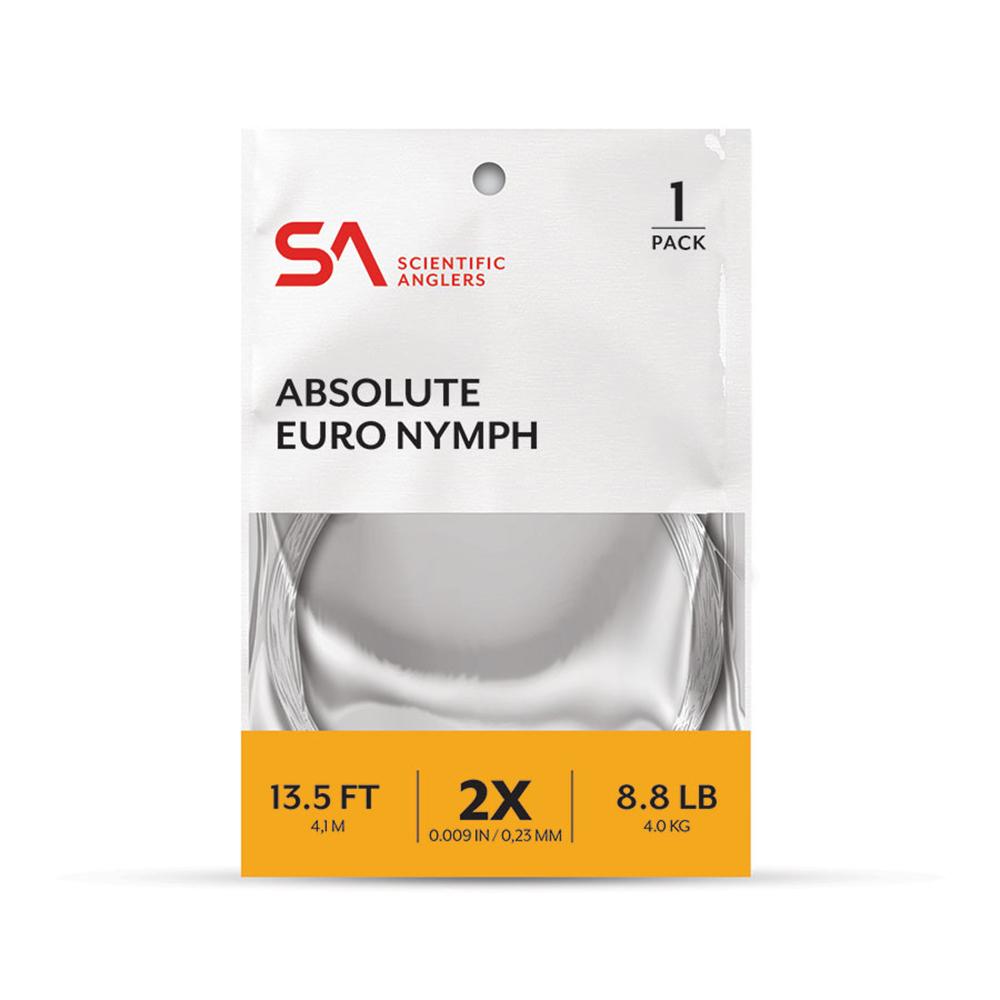 Scientific Anglers Absolute Euro Nymph Fly Fishing Leader - Scientific Anglers - multicolor - [4X]