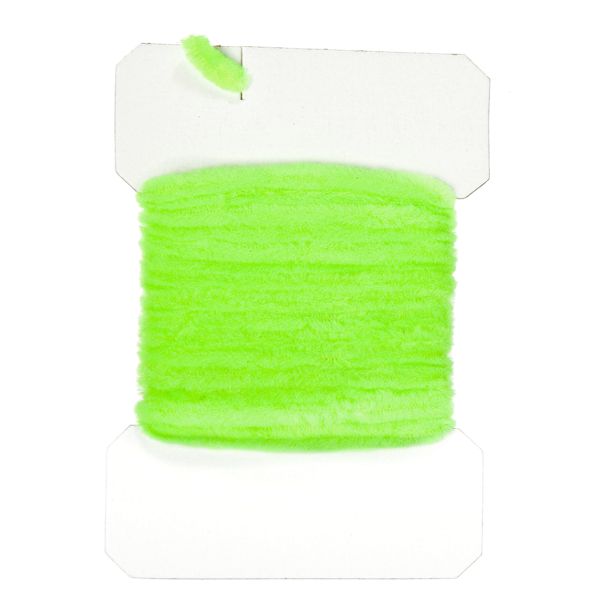 49023304 Fluorescent Chenille Tying Material - Medium - Green - White River Fly Shop - green