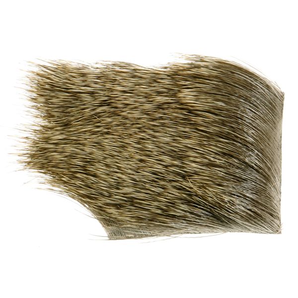 49150523 Elk Body Hair Tying Material - Dark Natural - White River Fly Shop - dark cow
