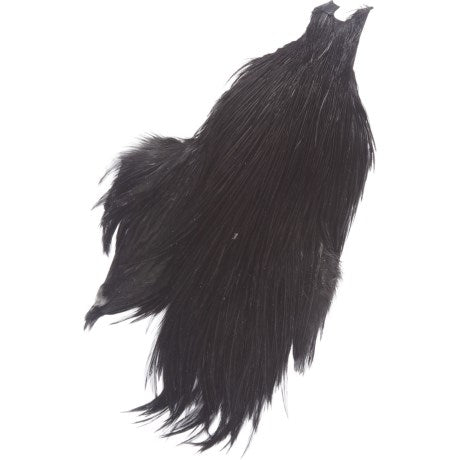 #2 Neck Hackle - BLACK DYED ( ) - Metz - black dyed