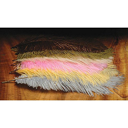 Hareline Ostrich Herl - Brown - Hareline Dubbin Inc - brown - One Size
