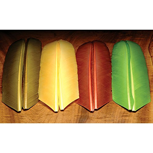 Hareline Turkey Biot Quills Gray - Hareline - gray